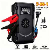 7-in-1 Car Jump Starter Air Pump 10000A with 150PSL
