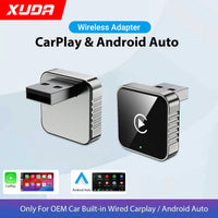 XUDA 2-in-1 Wireless CarPlay & Android Auto Adapter